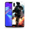 Дизайнерский силиконовый с усиленными углами чехол для ASUS ZenFone Max M2 Call of duty