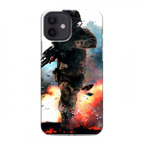 Дизайнерский силиконовый чехол для Iphone 12 Call of duty