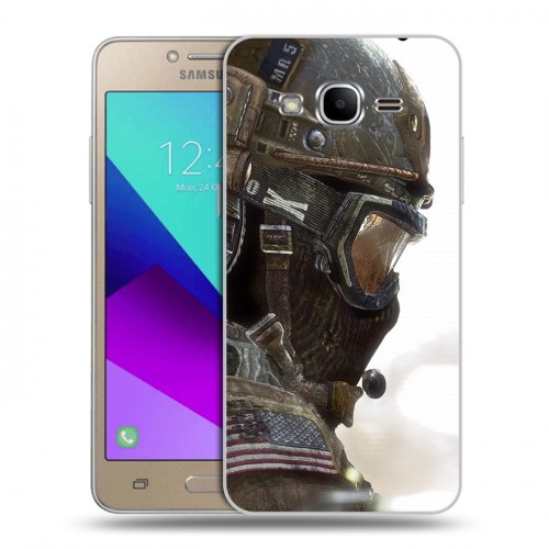 Дизайнерский силиконовый с усиленными углами чехол для Samsung Galaxy J2 Prime Call of duty