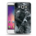 Дизайнерский пластиковый чехол для LG L60 Call of duty