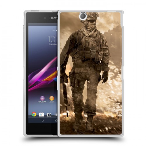 Дизайнерский пластиковый чехол для Sony Xperia Z Ultra  Call of duty