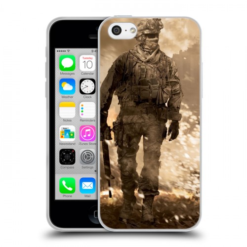 Дизайнерский пластиковый чехол для Iphone 5c Call of duty