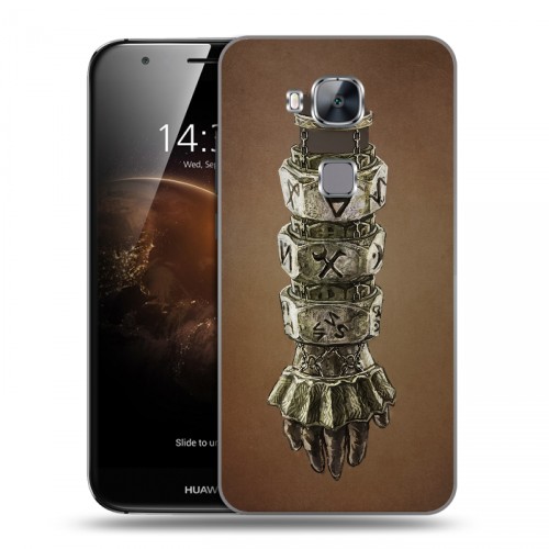 Дизайнерский пластиковый чехол для Huawei G8 Dark souls