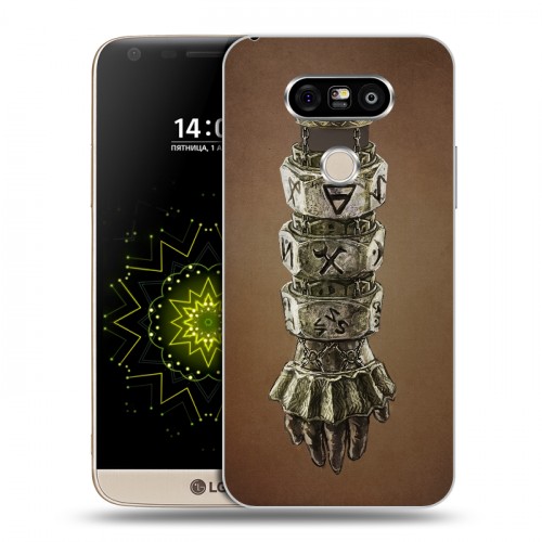 Дизайнерский пластиковый чехол для LG G5 Dark souls