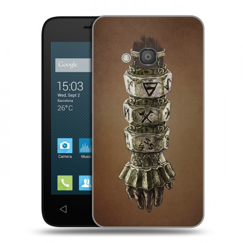 Дизайнерский силиконовый чехол для Alcatel One Touch Pixi 4 (4) Dark souls