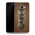 Дизайнерский пластиковый чехол для Samsung Galaxy C7 Dark souls