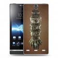 Дизайнерский пластиковый чехол для Sony Xperia S Dark souls