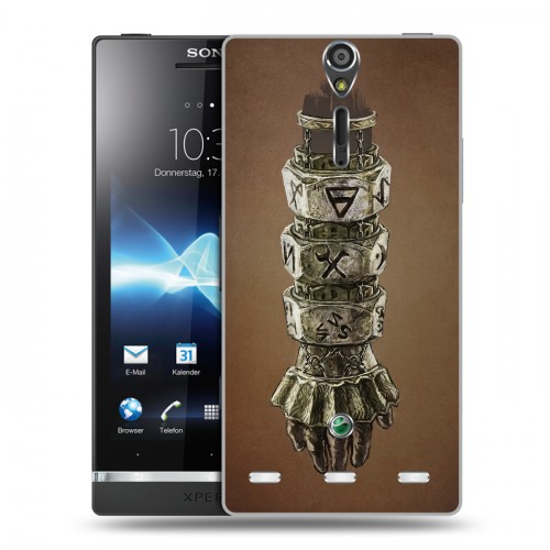 Дизайнерский пластиковый чехол для Sony Xperia S Dark souls