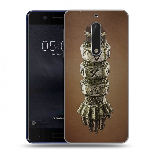 Дизайнерский пластиковый чехол для Nokia 5 Dark souls