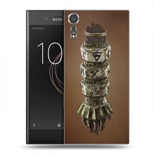 Дизайнерский пластиковый чехол для Sony Xperia XZs Dark souls