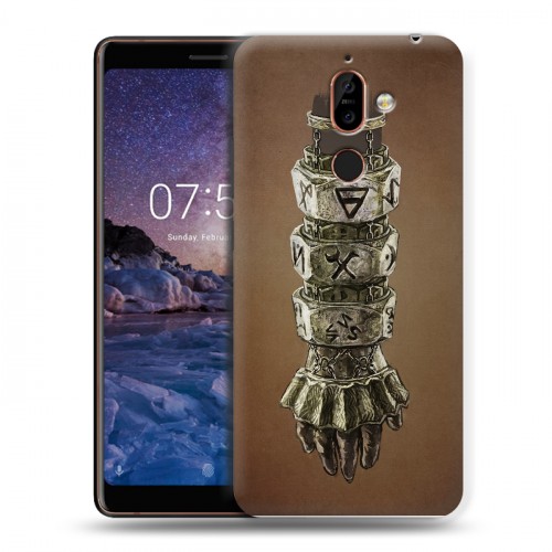 Дизайнерский пластиковый чехол для Nokia 7 Plus Dark souls