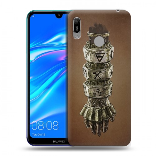 Дизайнерский пластиковый чехол для Huawei Y6 (2019) Dark souls