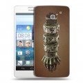 Дизайнерский пластиковый чехол для Huawei Ascend D2 Dark souls