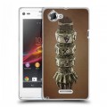 Дизайнерский пластиковый чехол для Sony Xperia L Dark souls