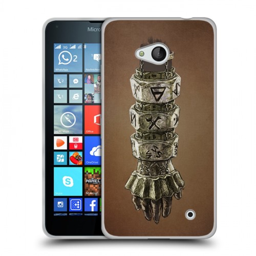 Дизайнерский пластиковый чехол для Microsoft Lumia 640 Dark souls