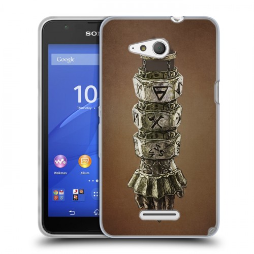 Дизайнерский пластиковый чехол для Sony Xperia E4g Dark souls