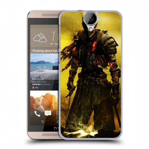 Дизайнерский пластиковый чехол для HTC One E9+ Dark souls