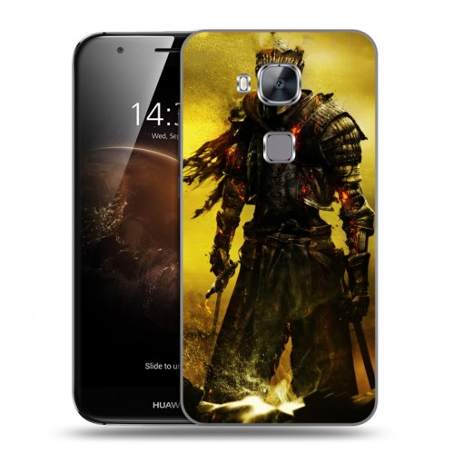 Дизайнерский пластиковый чехол для Huawei G8 Dark souls