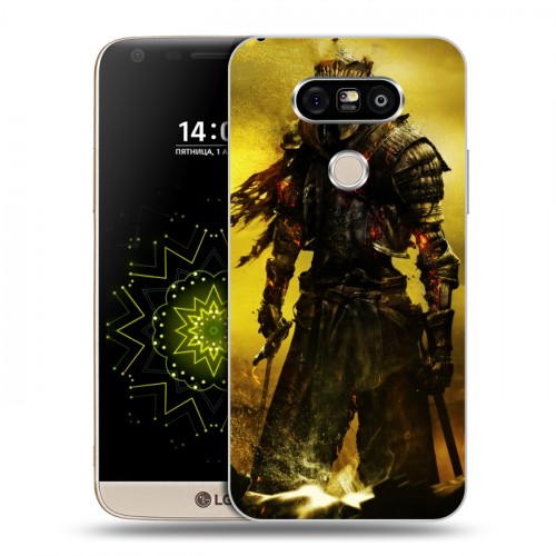 Дизайнерский пластиковый чехол для LG G5 Dark souls