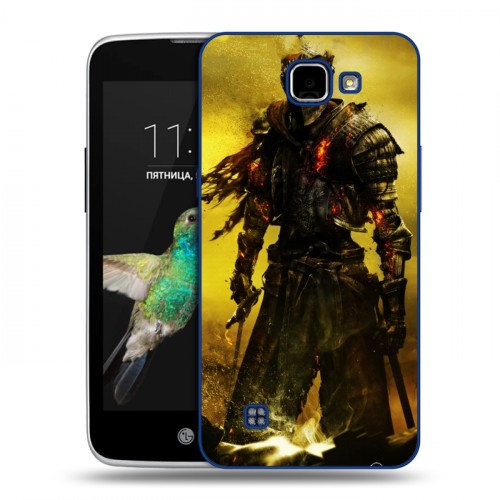 Дизайнерский пластиковый чехол для LG K4 Dark souls