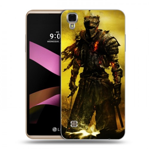 Дизайнерский пластиковый чехол для LG X Style Dark souls