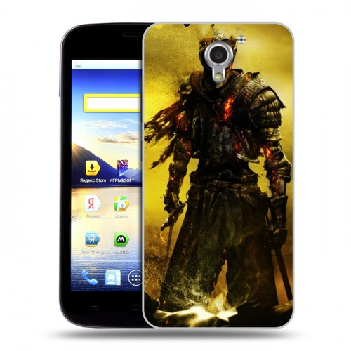 Дизайнерский пластиковый чехол для ZTE Blade A510 Dark souls