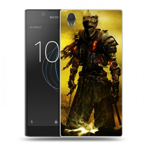 Дизайнерский пластиковый чехол для Sony Xperia L1 Dark souls