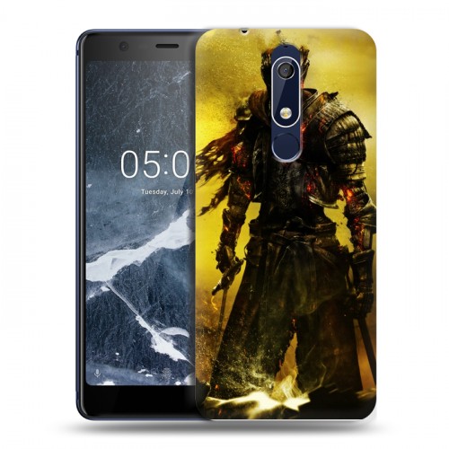 Дизайнерский пластиковый чехол для Nokia 5.1 Dark souls