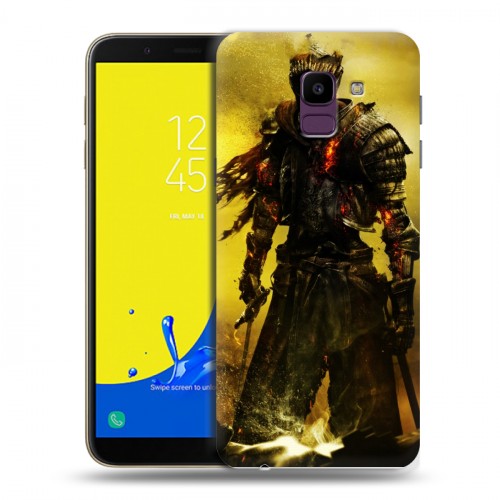 Дизайнерский пластиковый чехол для Samsung Galaxy J6 Dark souls