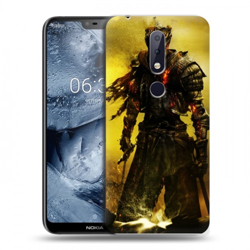 Дизайнерский пластиковый чехол для Nokia 6.1 Plus Dark souls