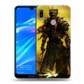 Дизайнерский пластиковый чехол для Huawei Y6 (2019) Dark souls