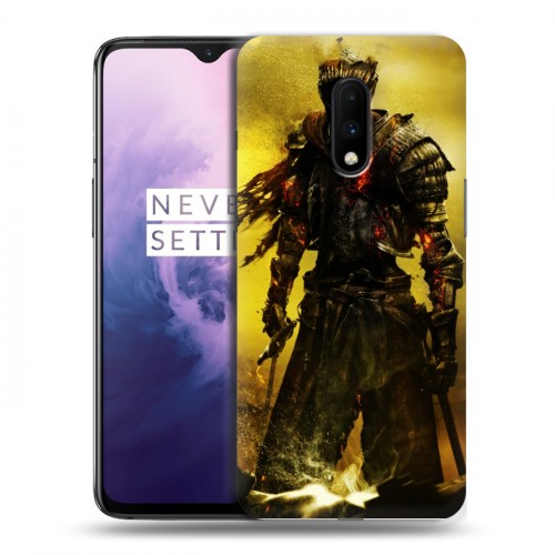 Дизайнерский пластиковый чехол для OnePlus 7 Dark souls