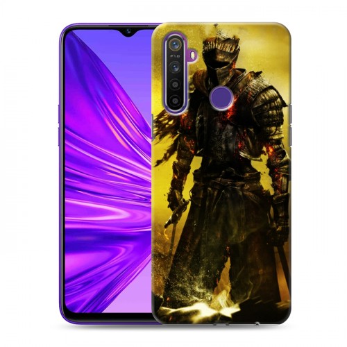 Дизайнерский силиконовый чехол для Realme 5 Dark souls