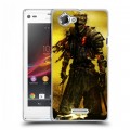 Дизайнерский пластиковый чехол для Sony Xperia L Dark souls