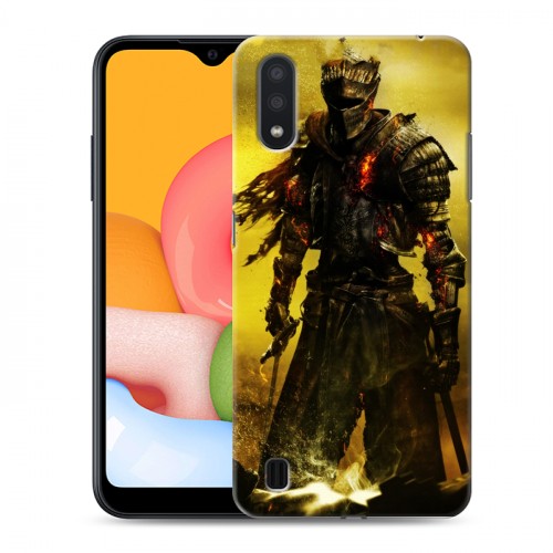 Дизайнерский силиконовый чехол для Samsung Galaxy M01 Dark souls