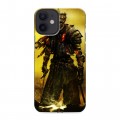 Дизайнерский силиконовый с усиленными углами чехол для Iphone 12 Mini Dark souls