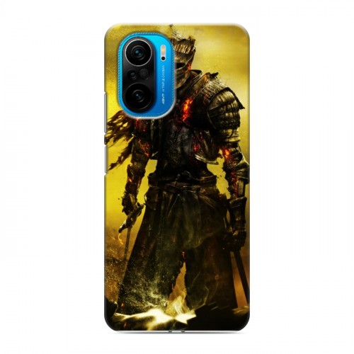 Дизайнерский силиконовый чехол для Xiaomi Poco F3 Dark souls