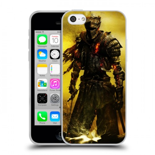 Дизайнерский пластиковый чехол для Iphone 5c Dark souls