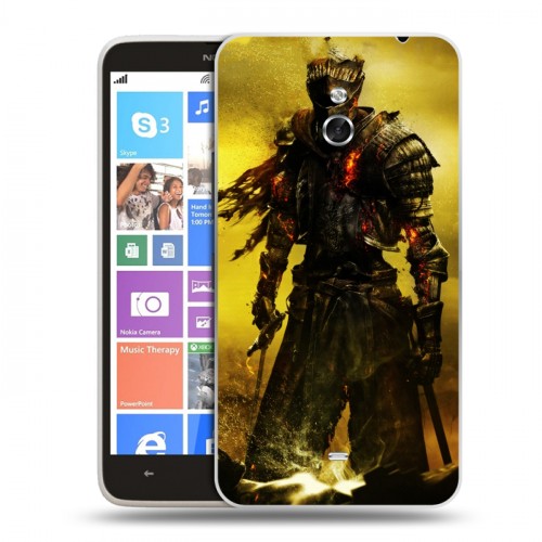 Дизайнерский пластиковый чехол для Nokia Lumia 1320 Dark souls