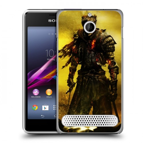 Дизайнерский силиконовый чехол для Sony Xperia E1 Dark souls