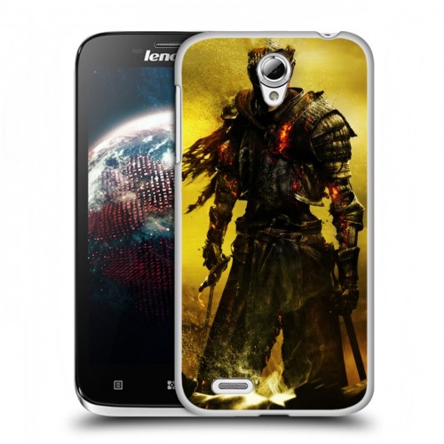 Дизайнерский пластиковый чехол для Lenovo A859 Ideaphone Dark souls