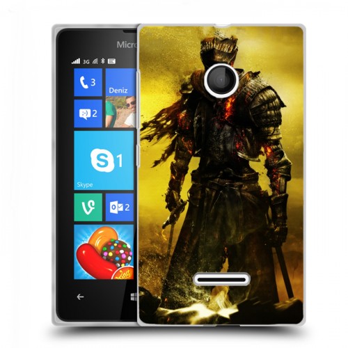 Дизайнерский пластиковый чехол для Microsoft Lumia 435 Dark souls