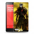 Дизайнерский силиконовый чехол для Xiaomi RedMi Note Dark souls