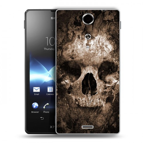 Дизайнерский пластиковый чехол для Sony Xperia TX Dark souls