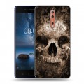 Дизайнерский пластиковый чехол для Nokia 8 Dark souls