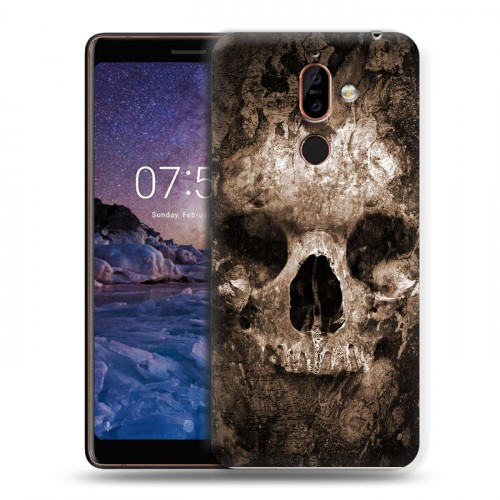 Дизайнерский пластиковый чехол для Nokia 7 Plus Dark souls