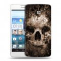 Дизайнерский пластиковый чехол для Huawei Ascend D2 Dark souls