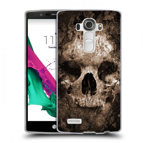 Дизайнерский пластиковый чехол для LG G4 Dark souls