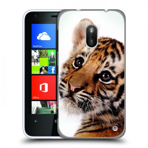 Дизайнерский пластиковый чехол для Nokia Lumia 620 Тигры