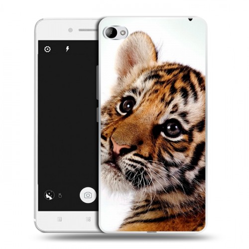 Дизайнерский пластиковый чехол для Lenovo S90 Тигры